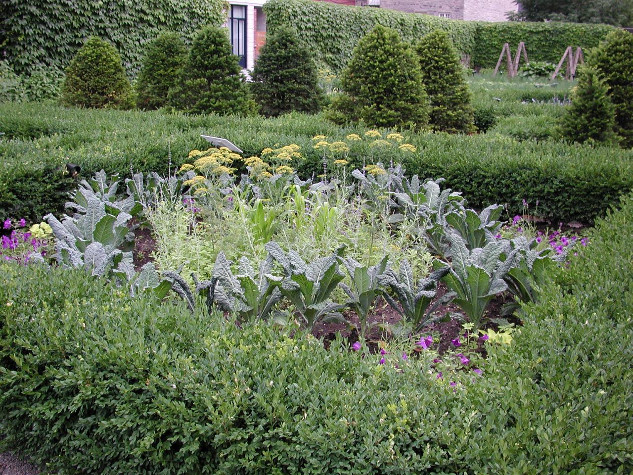Chateau Ramezay garden, in 