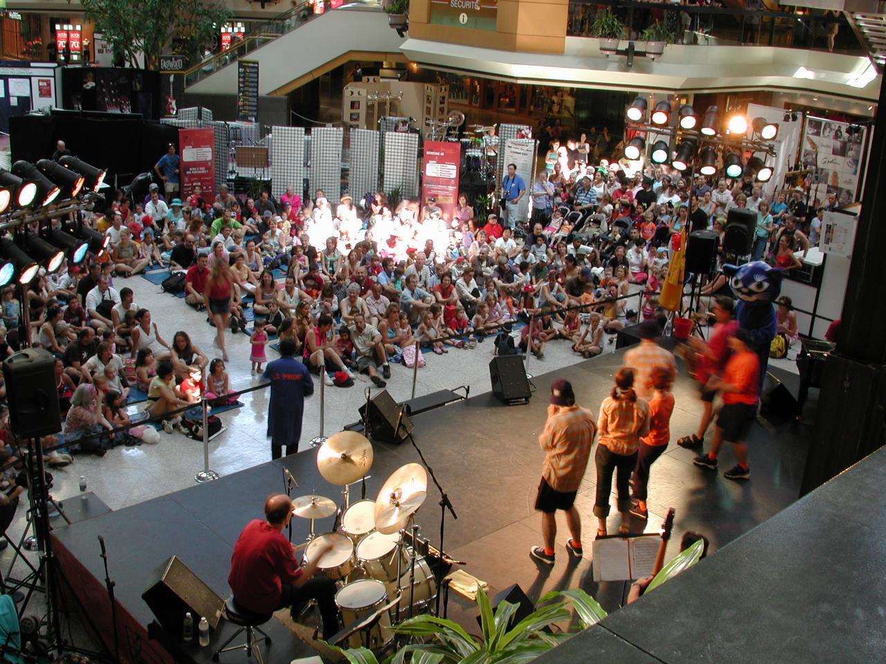 Jazz School for youngsters, in Complexe Desjardins (across from Place des Arts)