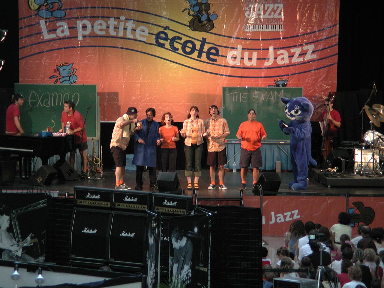 Jazz School for youngsters, in Complexe Desjardins (across from Place des Arts)