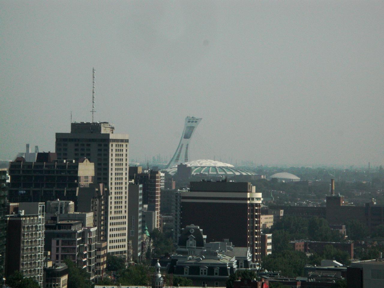 View of Olympic Stadium and its 