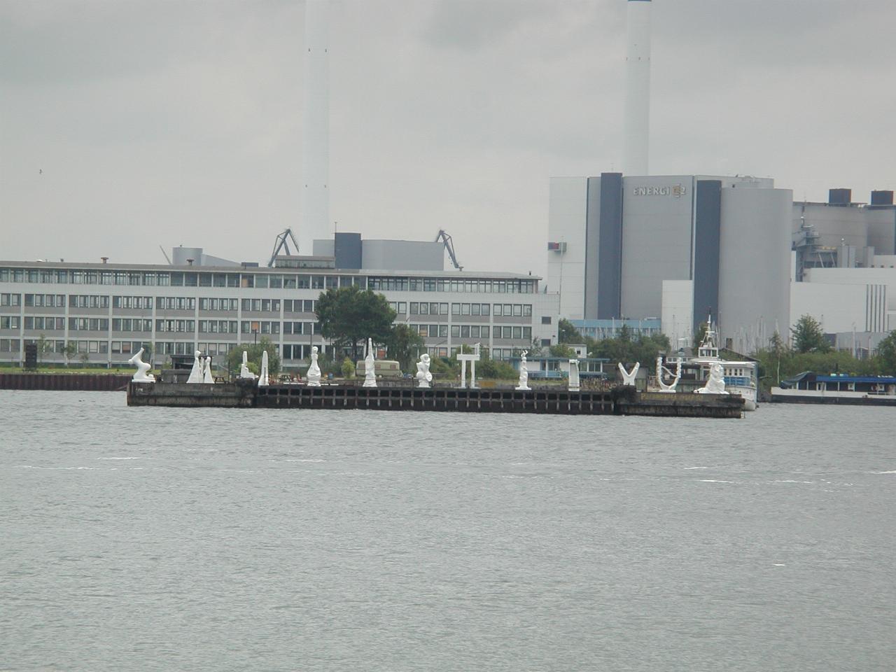 KPLU Viking Jazz: Statues created by migrants from Eastern Europe for being accepted by Denmark, on an island in the outer harbour