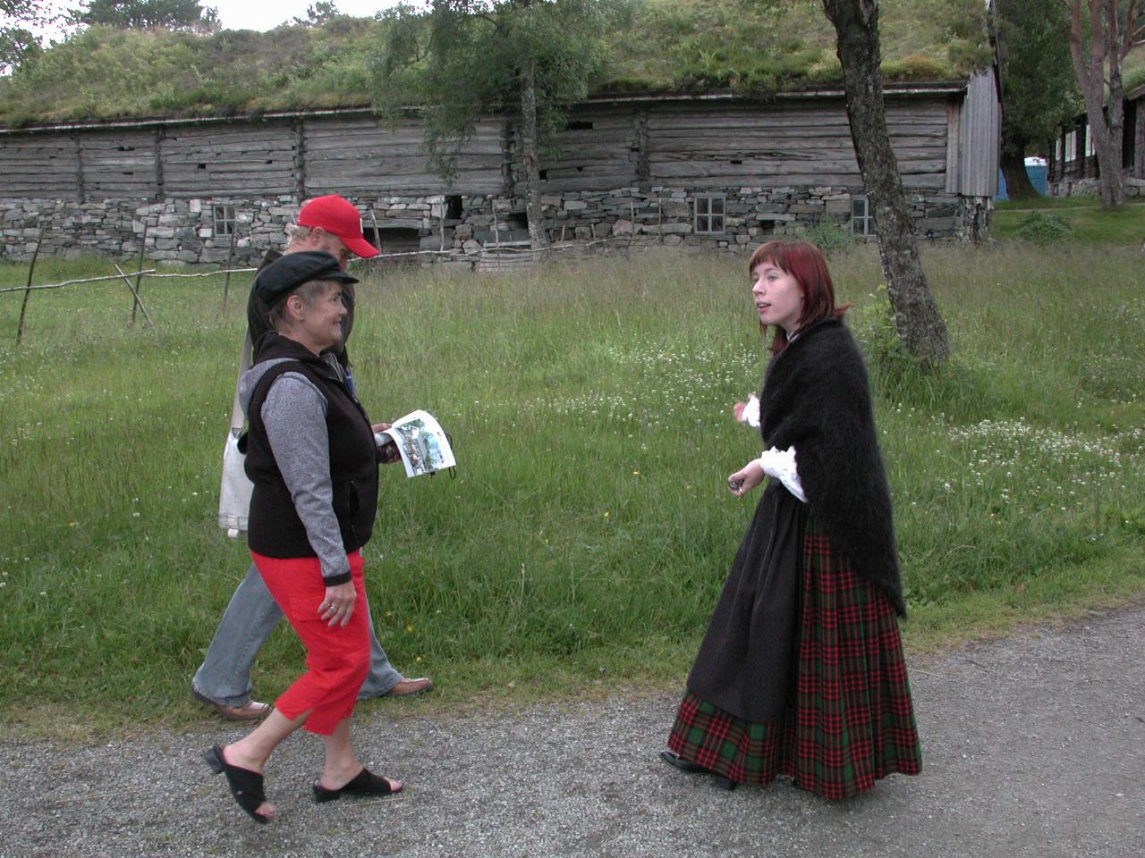 KPLU Viking Jazz: Barbara and Jake with our Museum guide