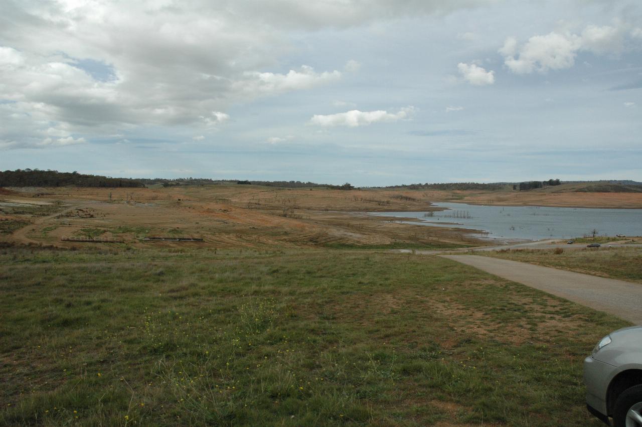 Very low water level