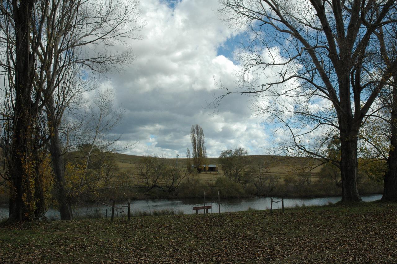 Riverside park, looking over river to pasture