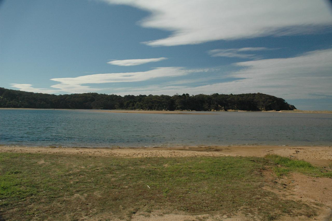 Lagoon and headland near Tathra